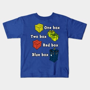 Blue box Kids T-Shirt